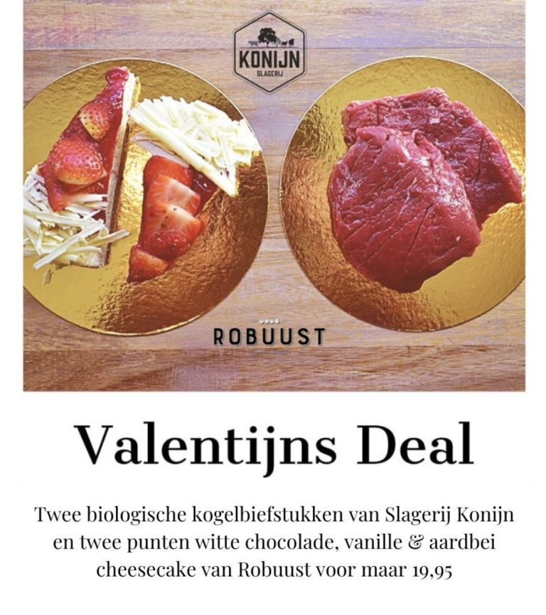 VALENTIJNS COMBI DEAL voor 2 personen