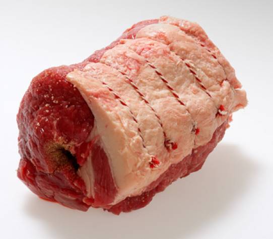 DOORREGEN RUNDERROLLADE