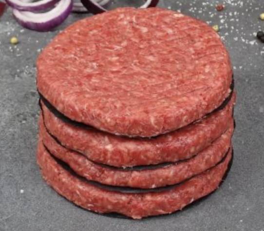 RUNDERHAMBURGERS 8 stuks ACTIE