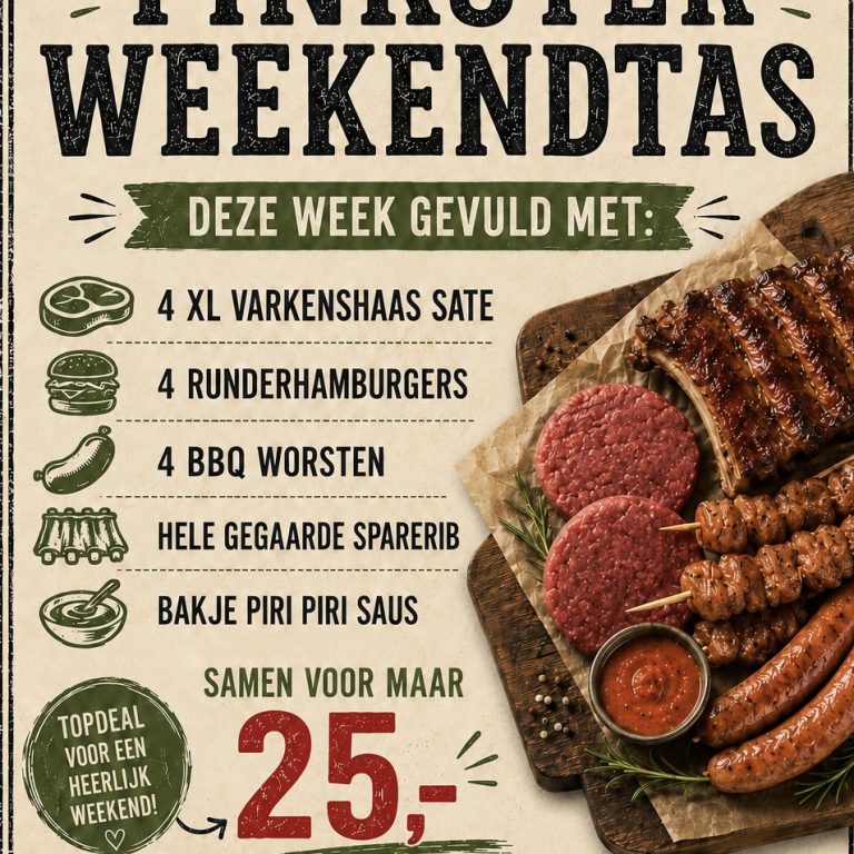 PINKSTER WEEKENDTAS
