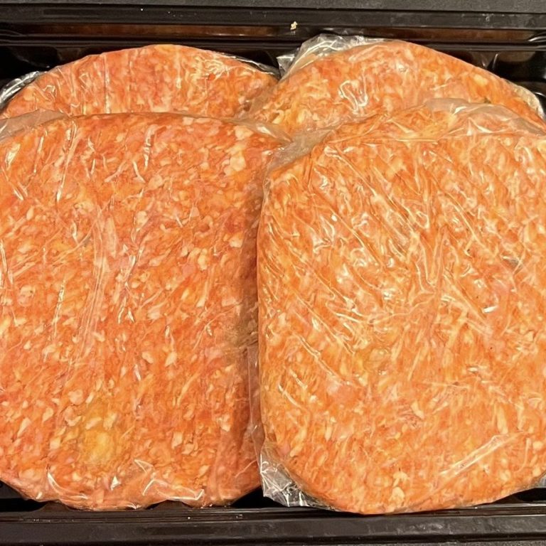4 X RUNDER HAMBURGERS ACTIE
